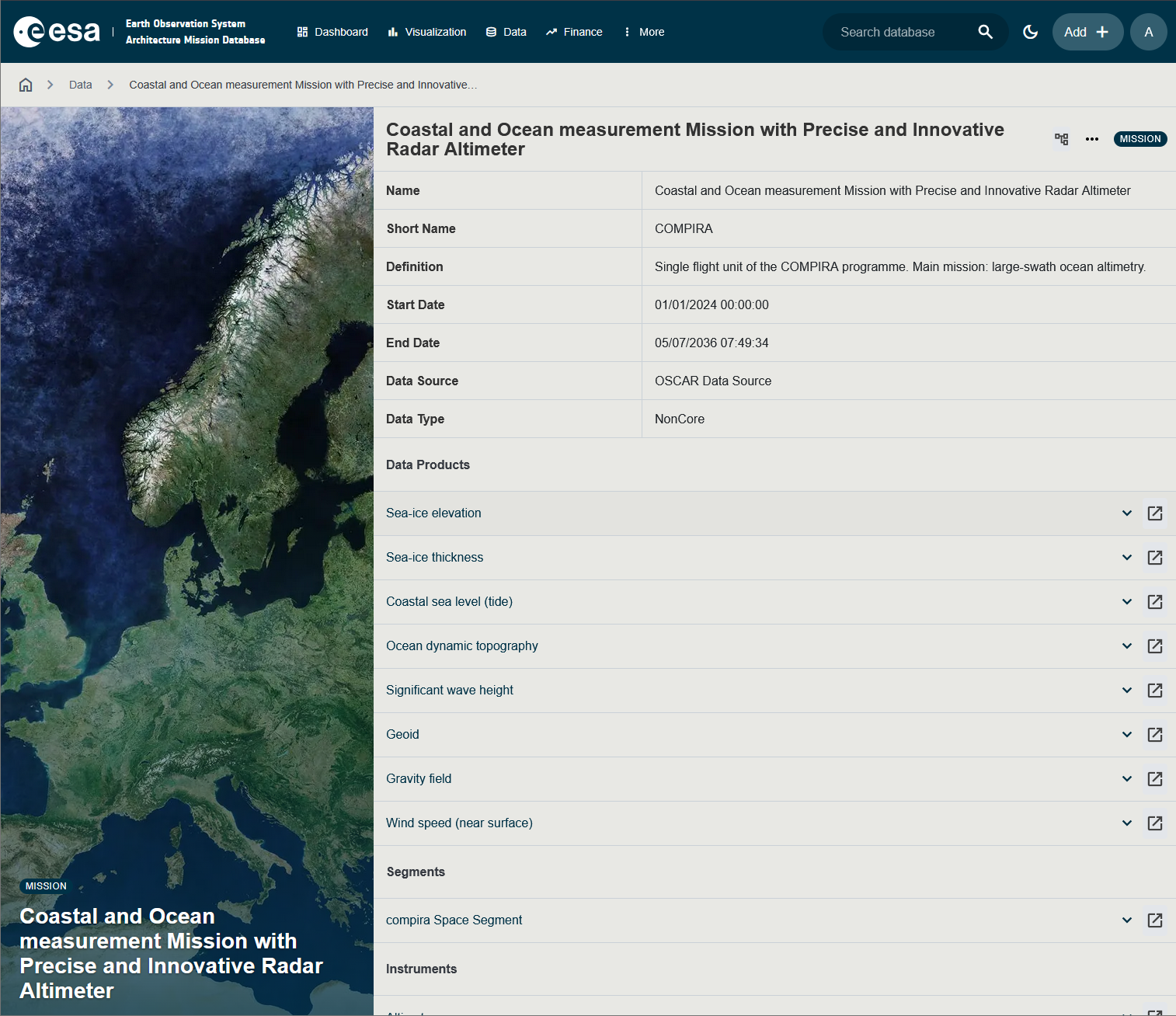 Screenshot of an entity detail page showing primary fields, related items table, and action buttons
